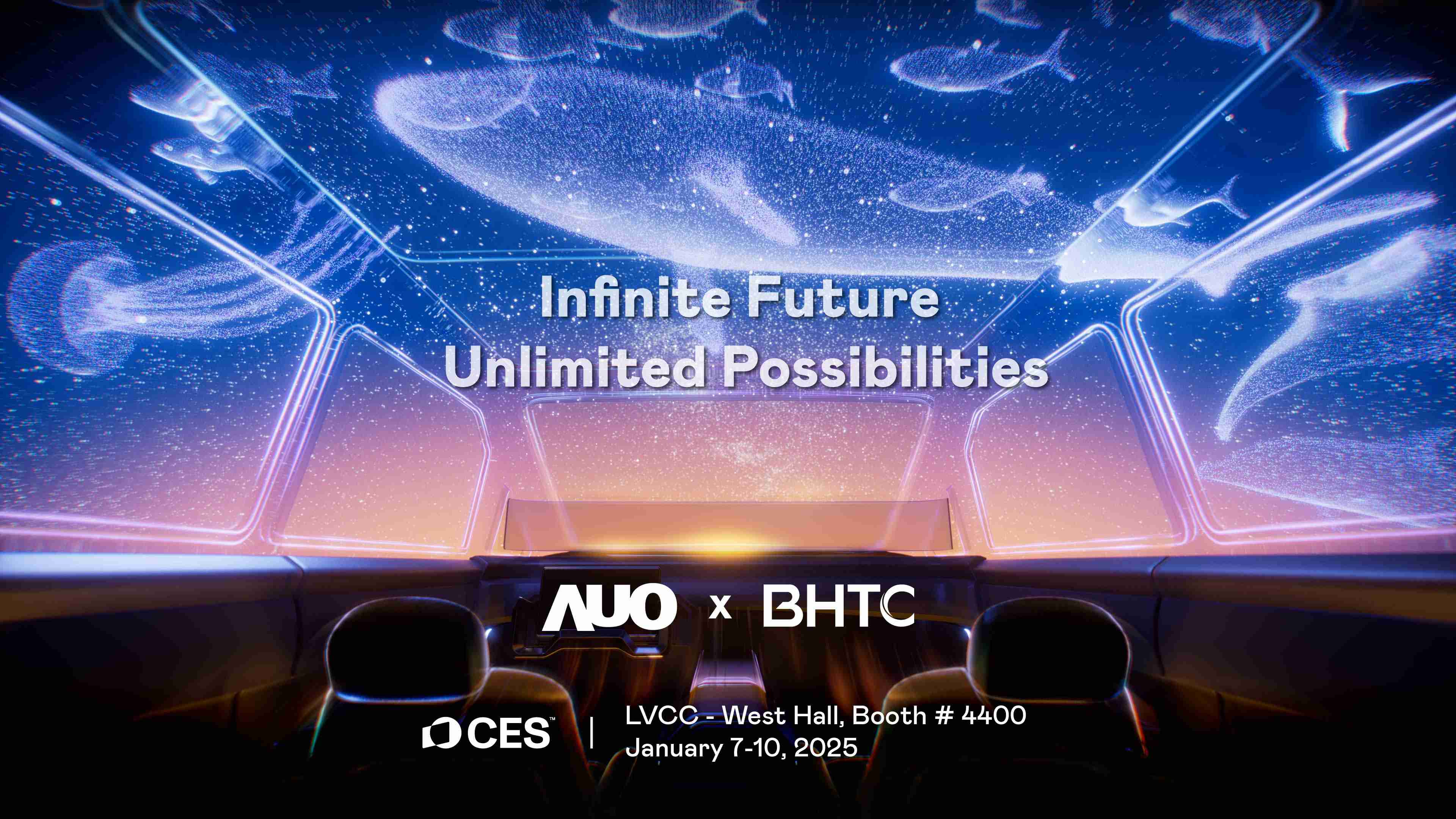 万利以Infinite Future, Unlimited Possibilies为主题，，，，联合BHTC于CES 2025扩大规模展出